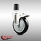 Service Caster 5 Inch 316SS Black Poly Swivel 1-7/8 Inch Expanding Stem Caster Lock Brake SCC SCC-SS316TTLEX20S514-PPUB-BLK-178 - alternate 3